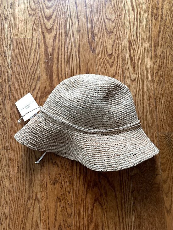 NEW WITH TAGS San Diego Hat Company Women\'s Weekend Crochet Raffia Bucket Hat main image 8